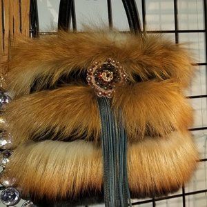 Fox Fur Hand Bag